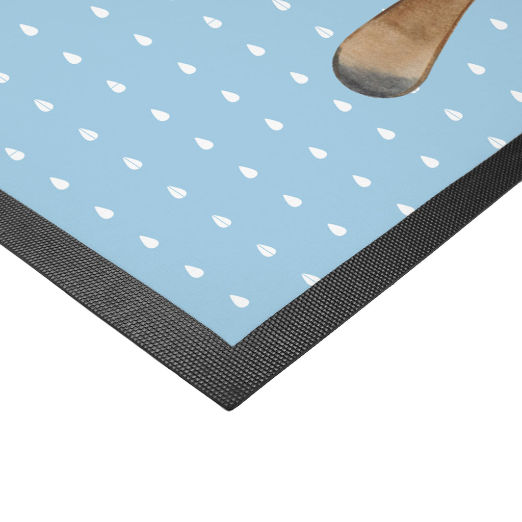 Fußmatte Schnabeltier mutig Schnabeltier, Mut, mutig, Lebensweisheit, Schnabeltiere, Motivation, Training, Büro, Arbeit, Neuanfang, Neustart, Weltreise, Raodtrip	 Türvorleger, Schmutzmatte, Fußabtreter, Matte, Schmutzfänger, Fußabstreifer, Schmutzfangmatte, Türmatte, Motivfußmatte,  Haustürmatte, Vorleger  Meerestiere, Meer, Urlaub