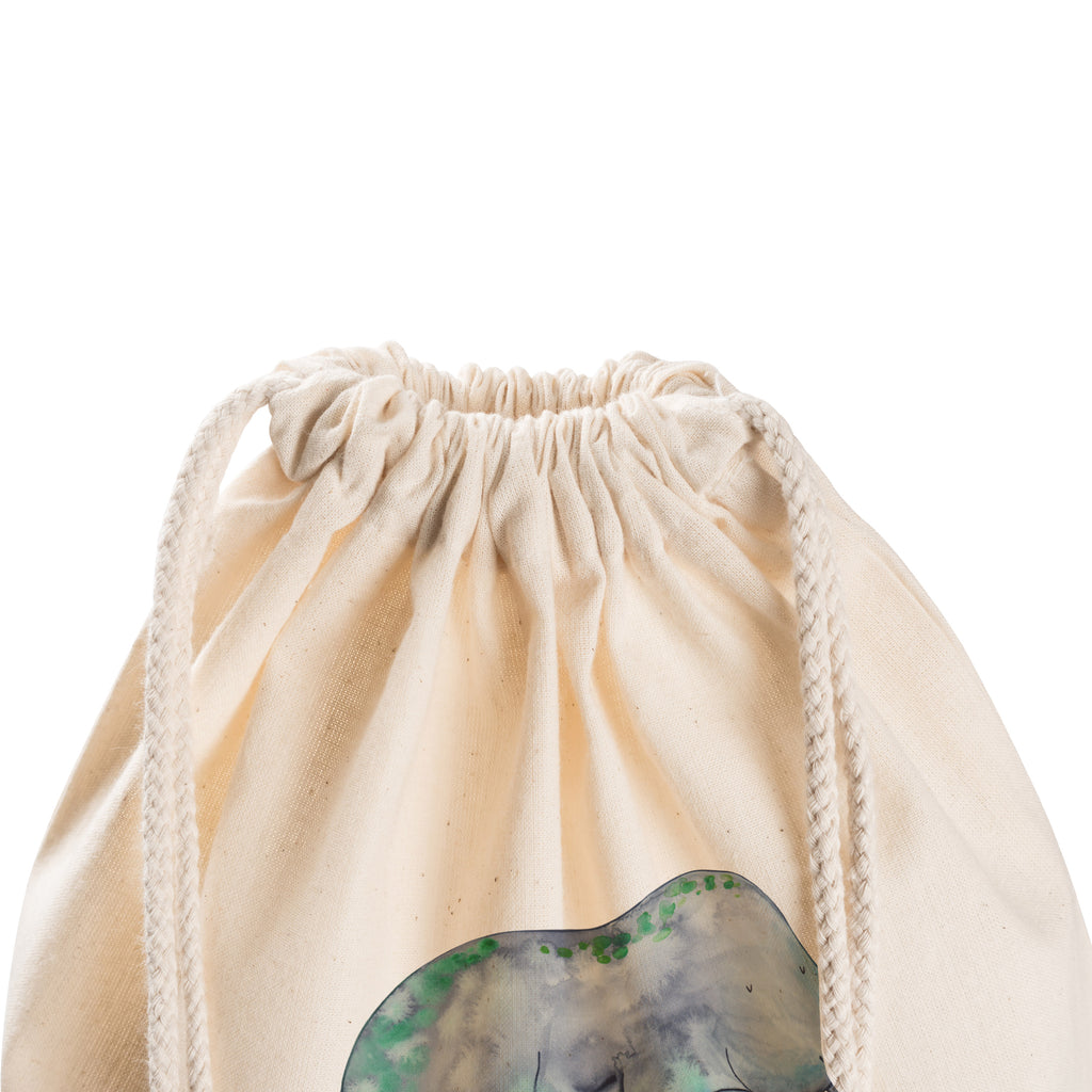 Sportbeutel Seekuh chillt Turnbeutel, Beutel, Sporttasche, Tasche, Stoffbeutel, Meerestiere, Meer, Urlaub, Seekuh, Seekühe, Diät, Abnehmen, Zucker, Diätwahn, Essen, Süßigkeiten