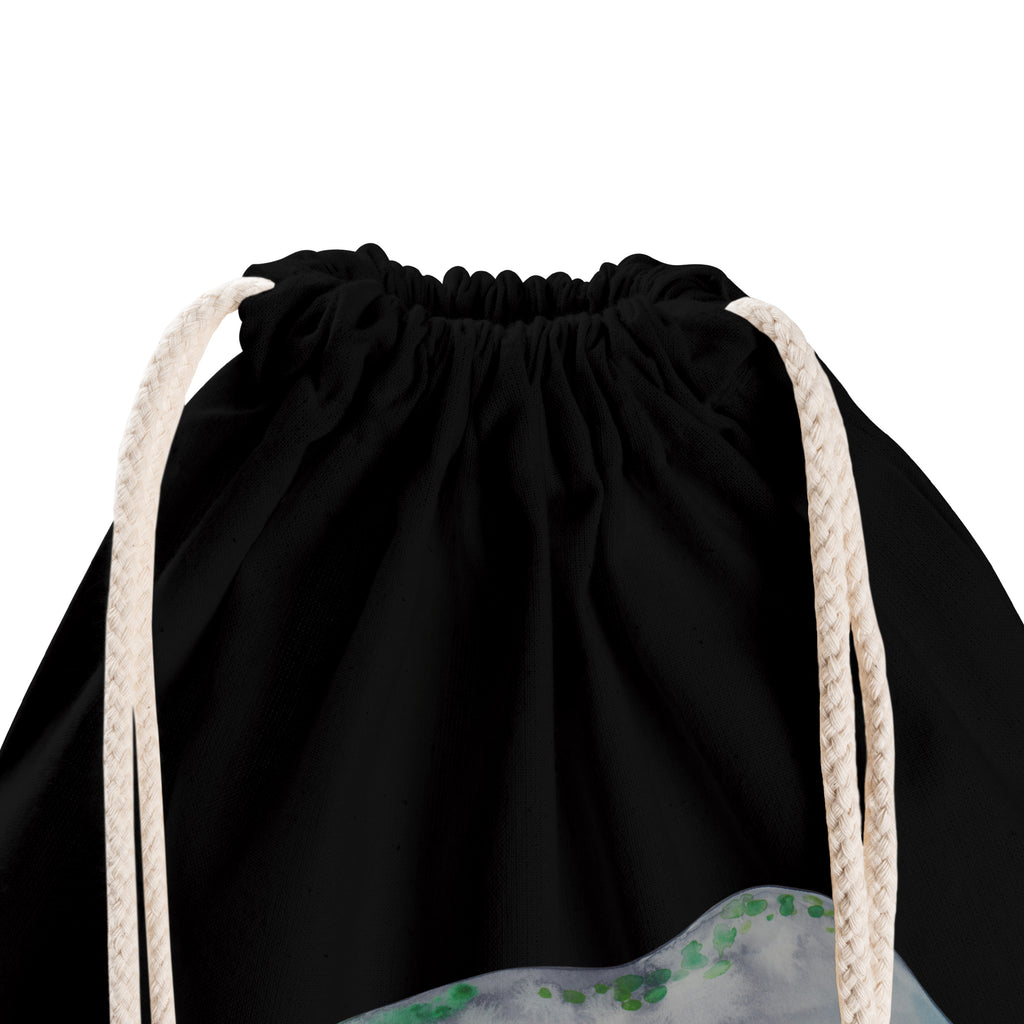 Sportbeutel Seekuh chillt Turnbeutel, Beutel, Sporttasche, Tasche, Stoffbeutel, Meerestiere, Meer, Urlaub, Seekuh, Seekühe, Diät, Abnehmen, Zucker, Diätwahn, Essen, Süßigkeiten