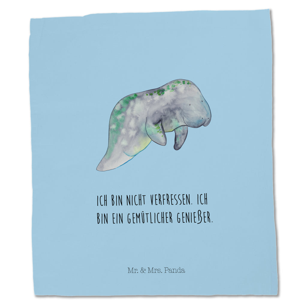 Tragetasche Seekuh chillt Beuteltasche, Beutel, Einkaufstasche, Jutebeutel, Stoffbeutel, Meerestiere, Meer, Urlaub, Seekuh, Seekühe, Diät, Abnehmen, Zucker, Diätwahn, Essen, Süßigkeiten