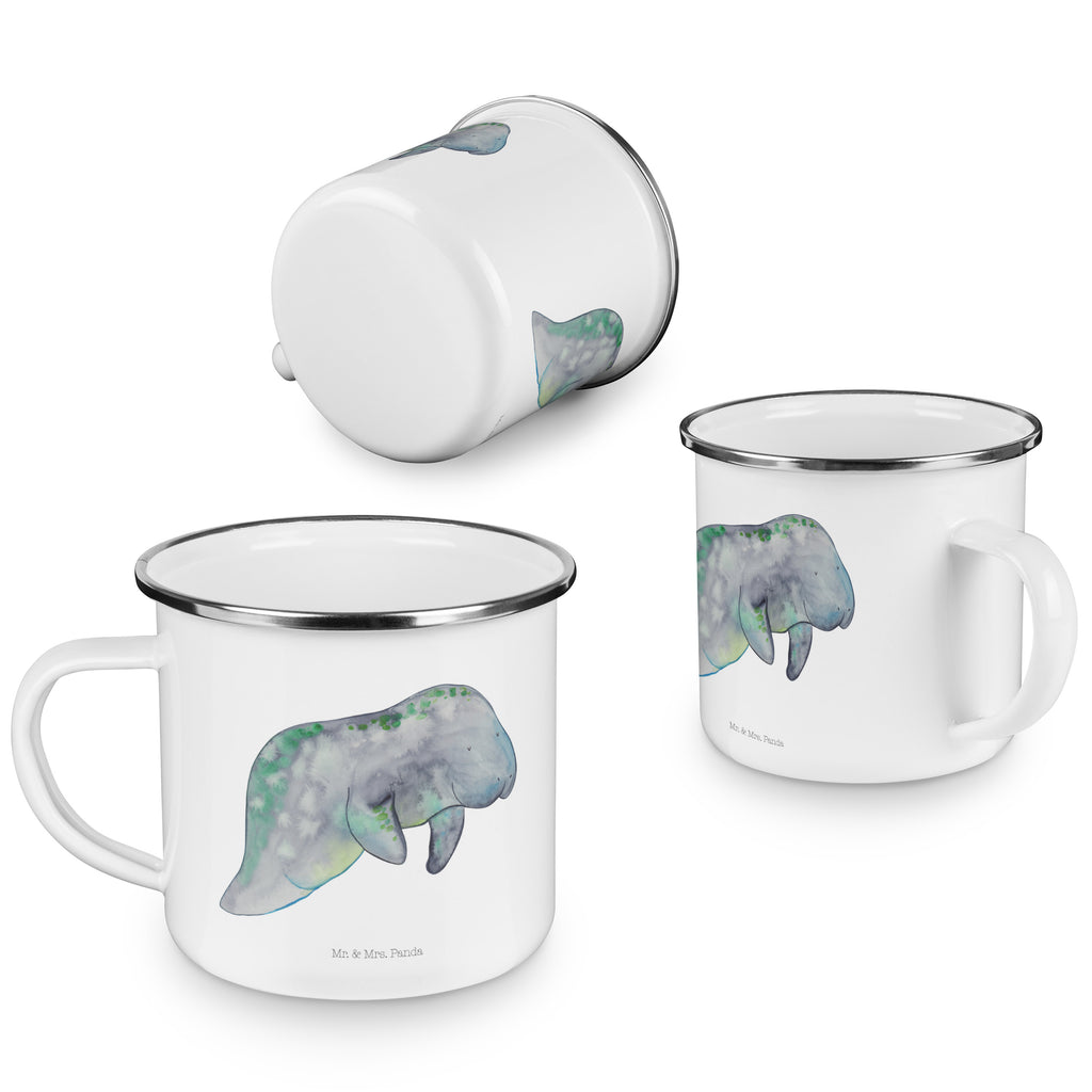 Camping Emaille Tasse Seekuh chillt Campingtasse, Trinkbecher, Metalltasse, Outdoor Tasse, Emaille Trinkbecher, Blechtasse Outdoor, Emaille Campingbecher, Edelstahl Trinkbecher, Metalltasse für Camping, Kaffee Blechtasse, Camping Tasse Metall, Meerestiere, Meer, Urlaub, Seekuh, Seekühe, Diät, Abnehmen, Zucker, Diätwahn, Essen, Süßigkeiten