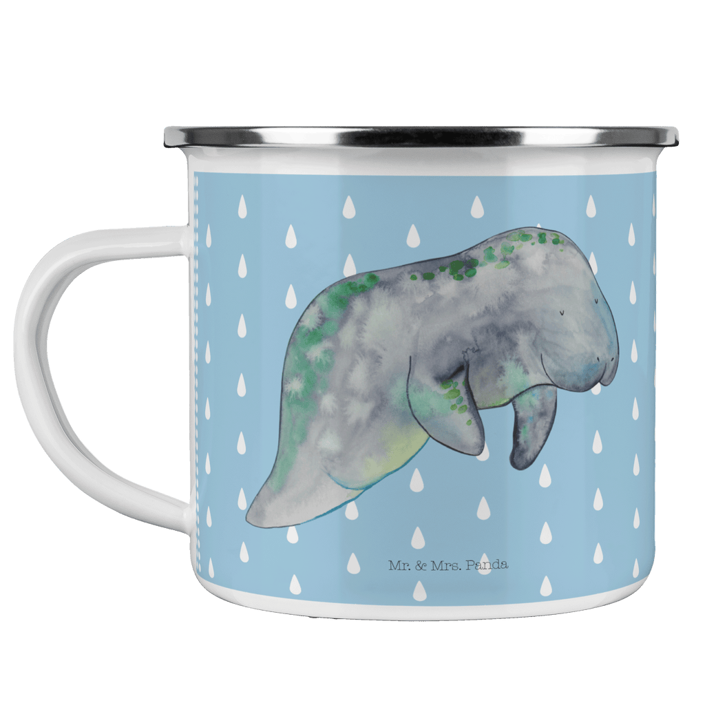 Camping Emaille Tasse Seekuh chillt Campingtasse, Trinkbecher, Metalltasse, Outdoor Tasse, Emaille Trinkbecher, Blechtasse Outdoor, Emaille Campingbecher, Edelstahl Trinkbecher, Metalltasse für Camping, Kaffee Blechtasse, Camping Tasse Metall, Meerestiere, Meer, Urlaub, Seekuh, Seekühe, Diät, Abnehmen, Zucker, Diätwahn, Essen, Süßigkeiten