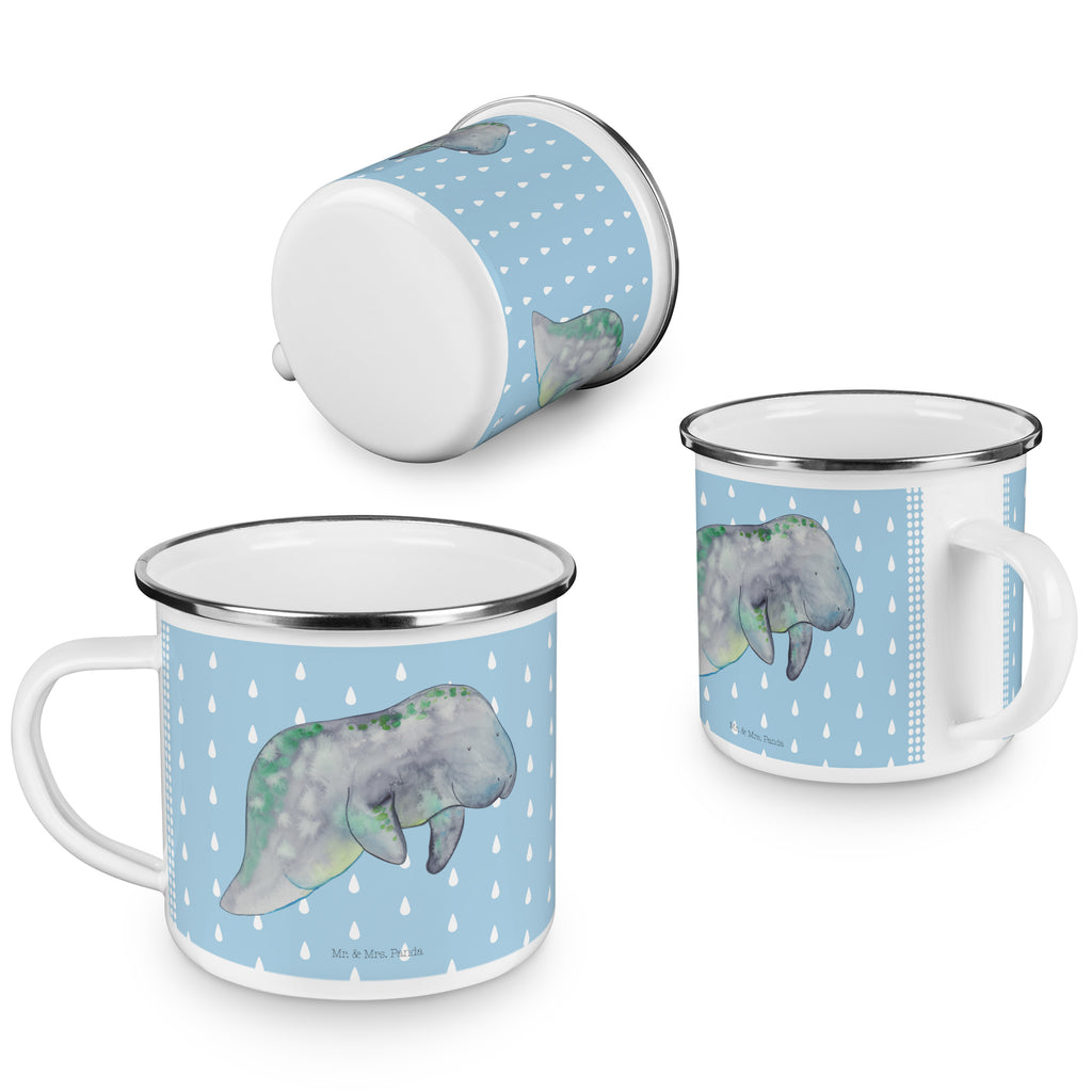 Camping Emaille Tasse Seekuh chillt Campingtasse, Trinkbecher, Metalltasse, Outdoor Tasse, Emaille Trinkbecher, Blechtasse Outdoor, Emaille Campingbecher, Edelstahl Trinkbecher, Metalltasse für Camping, Kaffee Blechtasse, Camping Tasse Metall, Meerestiere, Meer, Urlaub, Seekuh, Seekühe, Diät, Abnehmen, Zucker, Diätwahn, Essen, Süßigkeiten