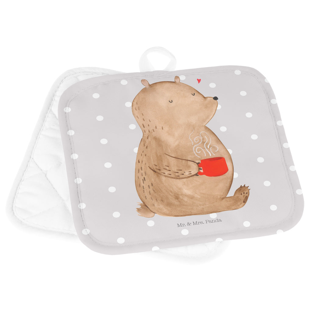 2er Set Topflappen  Bär Kaffee Topflappen, Topfuntersetzer, Ofenhandschuh, Topflappen Set, Topflappen lustig, Topflappen mit Spruch, Bär, Teddy, Teddybär, Kaffee, Coffee, Bären, guten Morgen, Morgenroutine, Welt erobern, Welt retten, Motivation