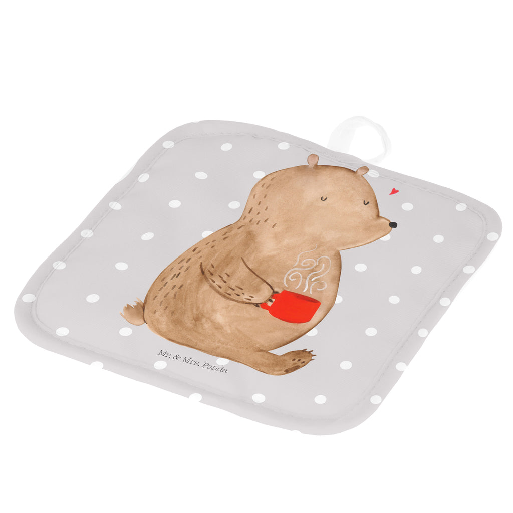 2er Set Topflappen  Bär Kaffee Topflappen, Topfuntersetzer, Ofenhandschuh, Topflappen Set, Topflappen lustig, Topflappen mit Spruch, Bär, Teddy, Teddybär, Kaffee, Coffee, Bären, guten Morgen, Morgenroutine, Welt erobern, Welt retten, Motivation
