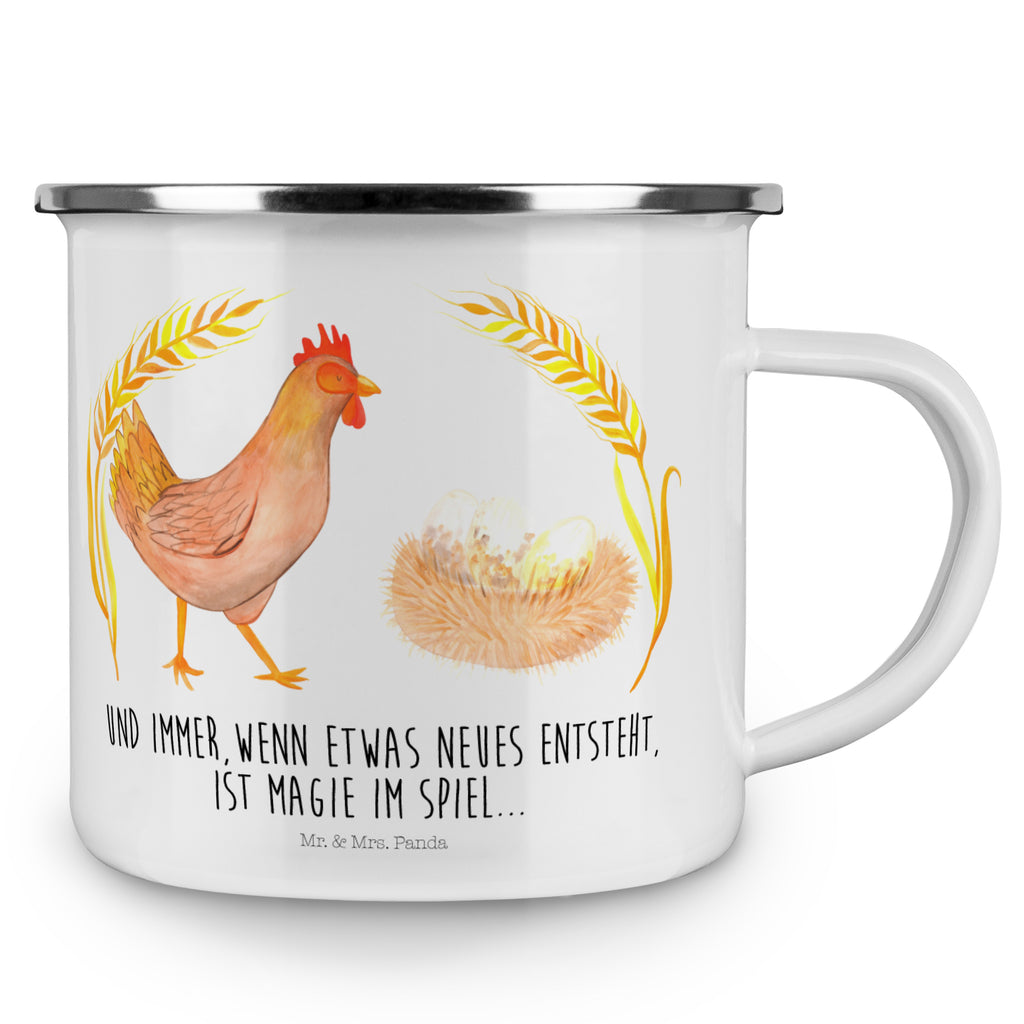 Camping Emaille Tasse Huhn stolz Campingtasse, Trinkbecher, Metalltasse, Outdoor Tasse, Emaille Trinkbecher, Blechtasse Outdoor, Emaille Campingbecher, Edelstahl Trinkbecher, Metalltasse für Camping, Kaffee Blechtasse, Camping Tasse Metall, Bauernhof, Hoftiere, Landwirt, Landwirtin, Hahn, Henne, Hühner, Eier, Hof, Landleben, Motivation, Geburt, Magie, Spruch, Schwangerschaft