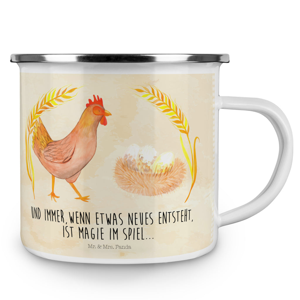 Camping Emaille Tasse Huhn stolz Campingtasse, Trinkbecher, Metalltasse, Outdoor Tasse, Emaille Trinkbecher, Blechtasse Outdoor, Emaille Campingbecher, Edelstahl Trinkbecher, Metalltasse für Camping, Kaffee Blechtasse, Camping Tasse Metall, Bauernhof, Hoftiere, Landwirt, Landwirtin, Hahn, Henne, Hühner, Eier, Hof, Landleben, Motivation, Geburt, Magie, Spruch, Schwangerschaft
