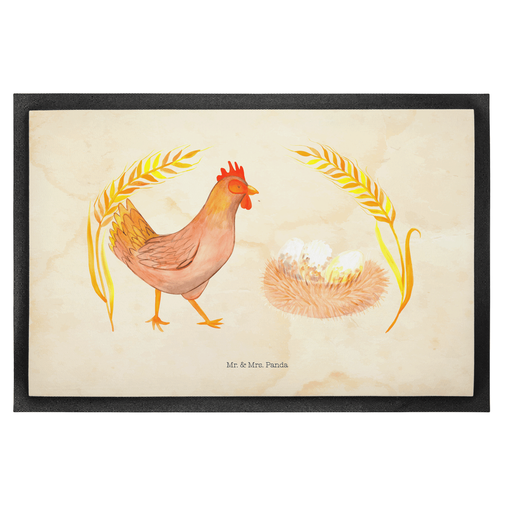 Fußmatte Huhn stolz Hahn, Henne, Hühner, Eier, Bauernhof, Hof, Landleben, Motivation, Geburt, Magie, Spruch, Schwangerschaft Türvorleger, Schmutzmatte, Fußabtreter, Matte, Schmutzfänger, Fußabstreifer, Schmutzfangmatte, Türmatte, Motivfußmatte,  Haustürmatte, Vorleger  Bauernhof, Hoftiere, Landwirt, Landwirtin