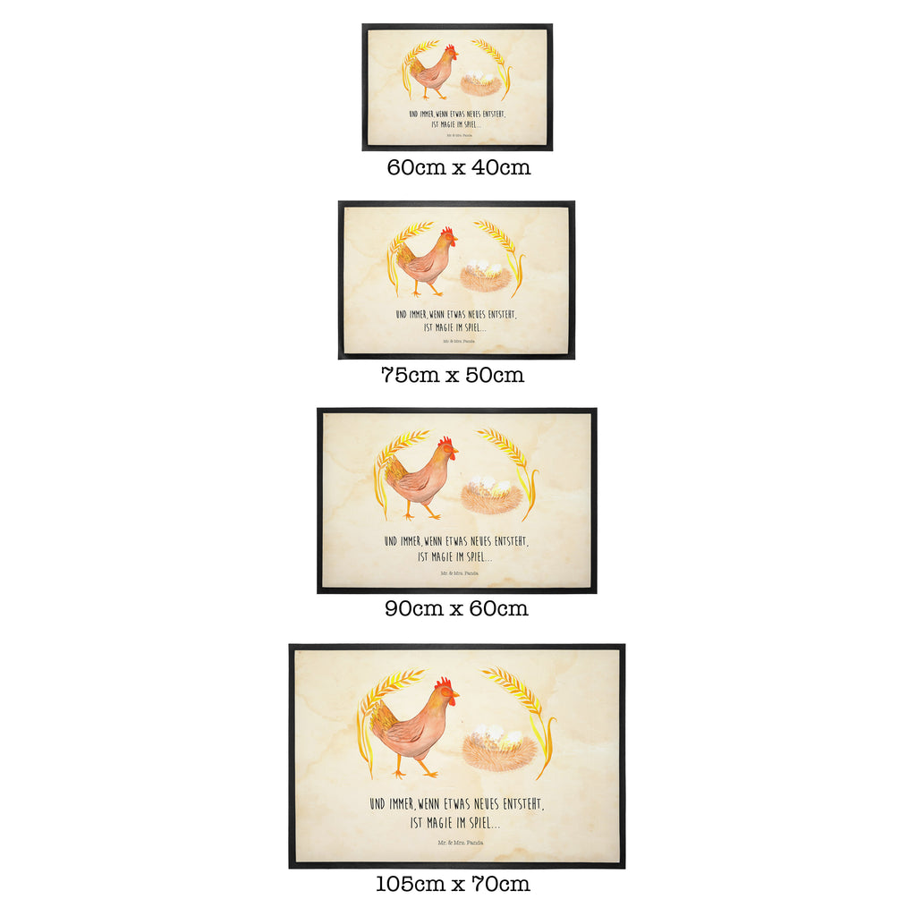 Fußmatte Huhn stolz Hahn, Henne, Hühner, Eier, Bauernhof, Hof, Landleben, Motivation, Geburt, Magie, Spruch, Schwangerschaft Türvorleger, Schmutzmatte, Fußabtreter, Matte, Schmutzfänger, Fußabstreifer, Schmutzfangmatte, Türmatte, Motivfußmatte,  Haustürmatte, Vorleger  Bauernhof, Hoftiere, Landwirt, Landwirtin