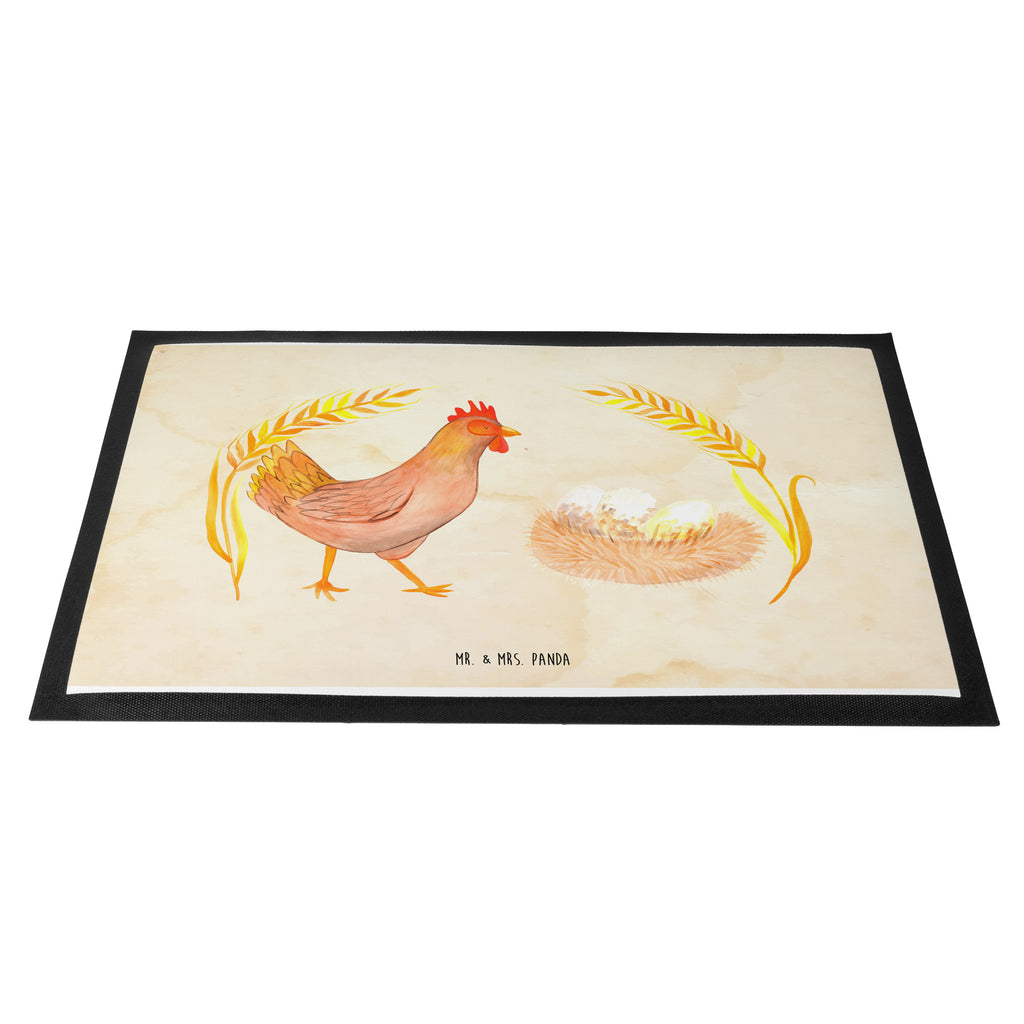 Fußmatte Huhn stolz Hahn, Henne, Hühner, Eier, Bauernhof, Hof, Landleben, Motivation, Geburt, Magie, Spruch, Schwangerschaft Türvorleger, Schmutzmatte, Fußabtreter, Matte, Schmutzfänger, Fußabstreifer, Schmutzfangmatte, Türmatte, Motivfußmatte,  Haustürmatte, Vorleger  Bauernhof, Hoftiere, Landwirt, Landwirtin