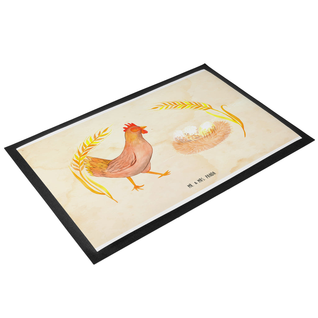 Fußmatte Huhn stolz Hahn, Henne, Hühner, Eier, Bauernhof, Hof, Landleben, Motivation, Geburt, Magie, Spruch, Schwangerschaft Türvorleger, Schmutzmatte, Fußabtreter, Matte, Schmutzfänger, Fußabstreifer, Schmutzfangmatte, Türmatte, Motivfußmatte,  Haustürmatte, Vorleger  Bauernhof, Hoftiere, Landwirt, Landwirtin