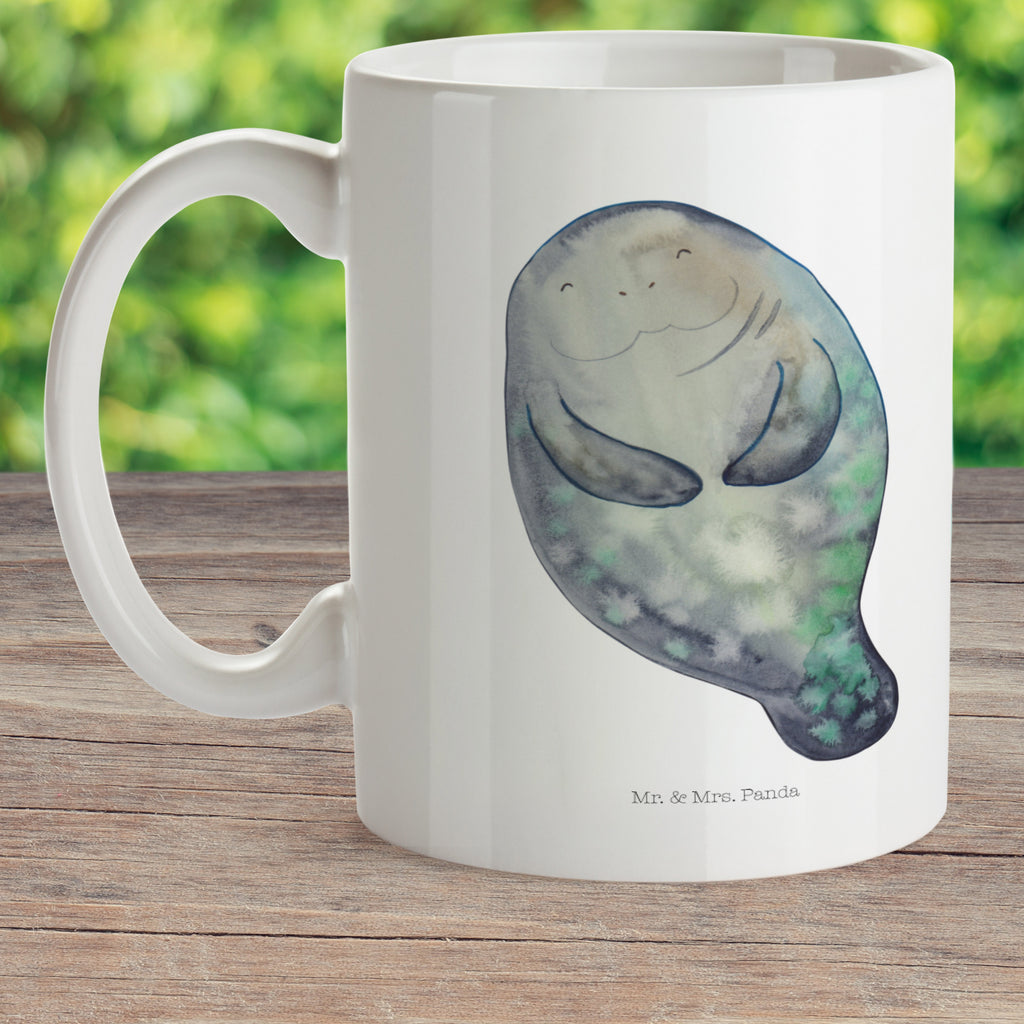 Kindertasse Seekuh happy Kunststoff Tasse, Kindergarten, Tasse, Trinkbecher, Camping Becher, Kaffeetasse, Kunststoffbecher, Kindergartenbecher, Outdoorgeschirr, Kunststoffgeschirr, Reisebecher, Reisetasse, Kinderbecher, Meerestiere, Meer, Urlaub, Seekuh, Seekühe, Selbstliebe, Respekt, Neuanfang, Neustart, Achtsamkeit, Zufrieden, Liebeskummer, Freundin