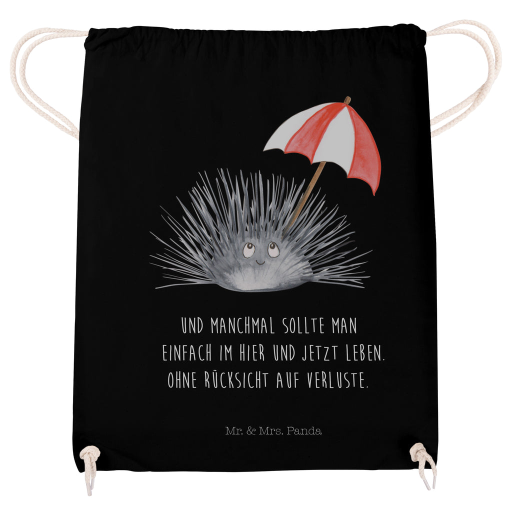 Sportbeutel Seeigel Turnbeutel, Beutel, Sporttasche, Tasche, Stoffbeutel, Meerestiere, Meer, Urlaub, Seeigel, Achtsamkeit, Selbstakzeptanz, Selbstliebe, Hier und Jetzt, Leben, Lebe