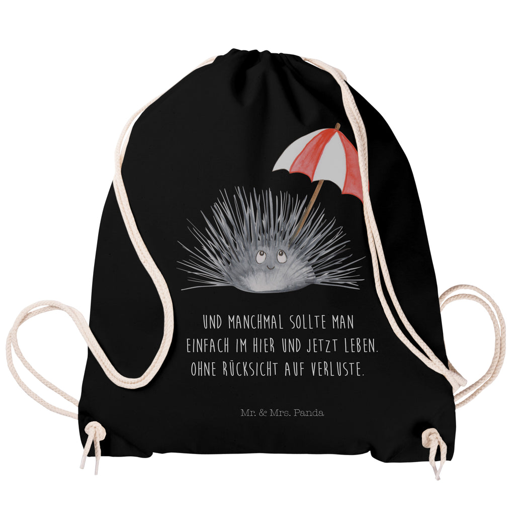 Sportbeutel Seeigel Turnbeutel, Beutel, Sporttasche, Tasche, Stoffbeutel, Meerestiere, Meer, Urlaub, Seeigel, Achtsamkeit, Selbstakzeptanz, Selbstliebe, Hier und Jetzt, Leben, Lebe