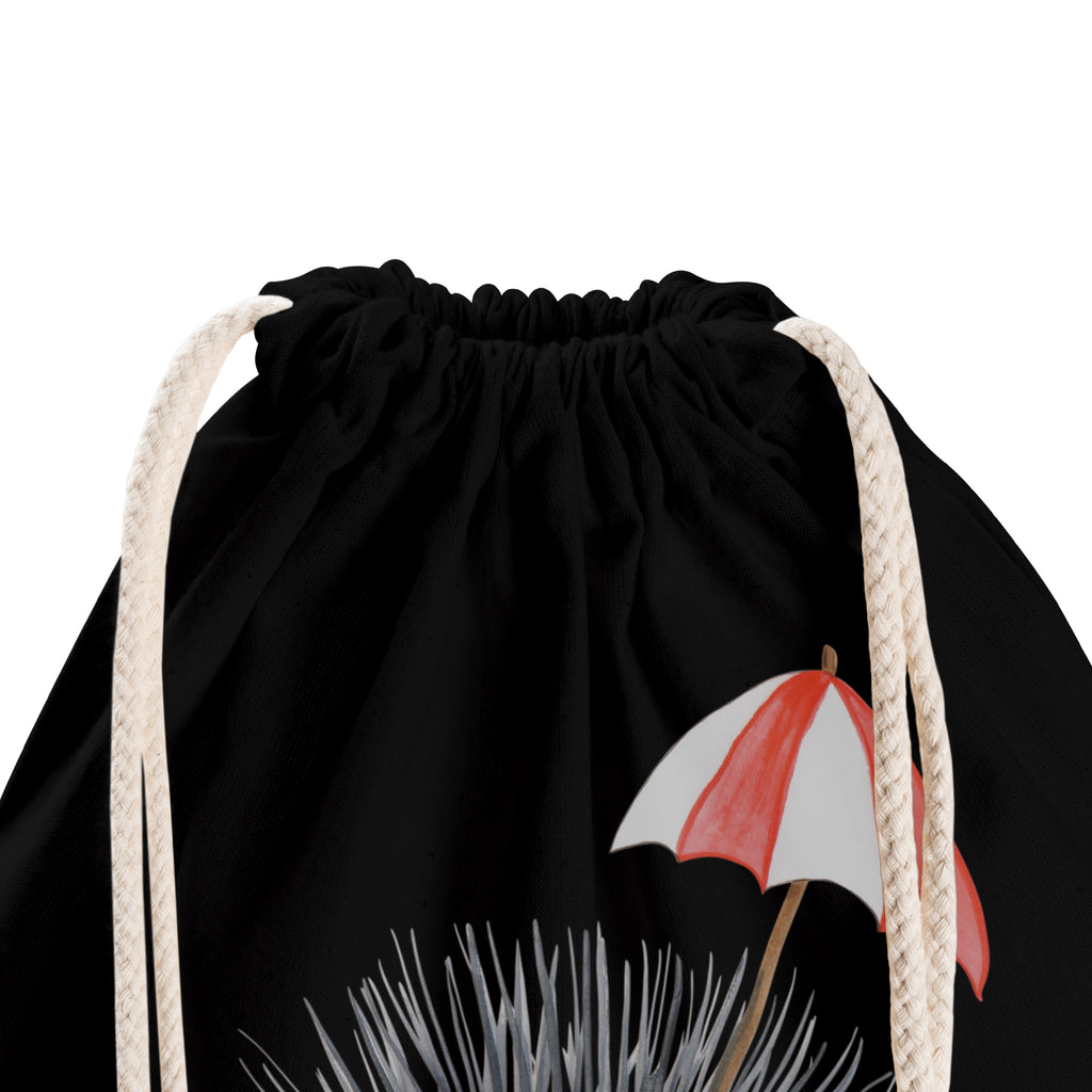 Sportbeutel Seeigel Turnbeutel, Beutel, Sporttasche, Tasche, Stoffbeutel, Meerestiere, Meer, Urlaub, Seeigel, Achtsamkeit, Selbstakzeptanz, Selbstliebe, Hier und Jetzt, Leben, Lebe