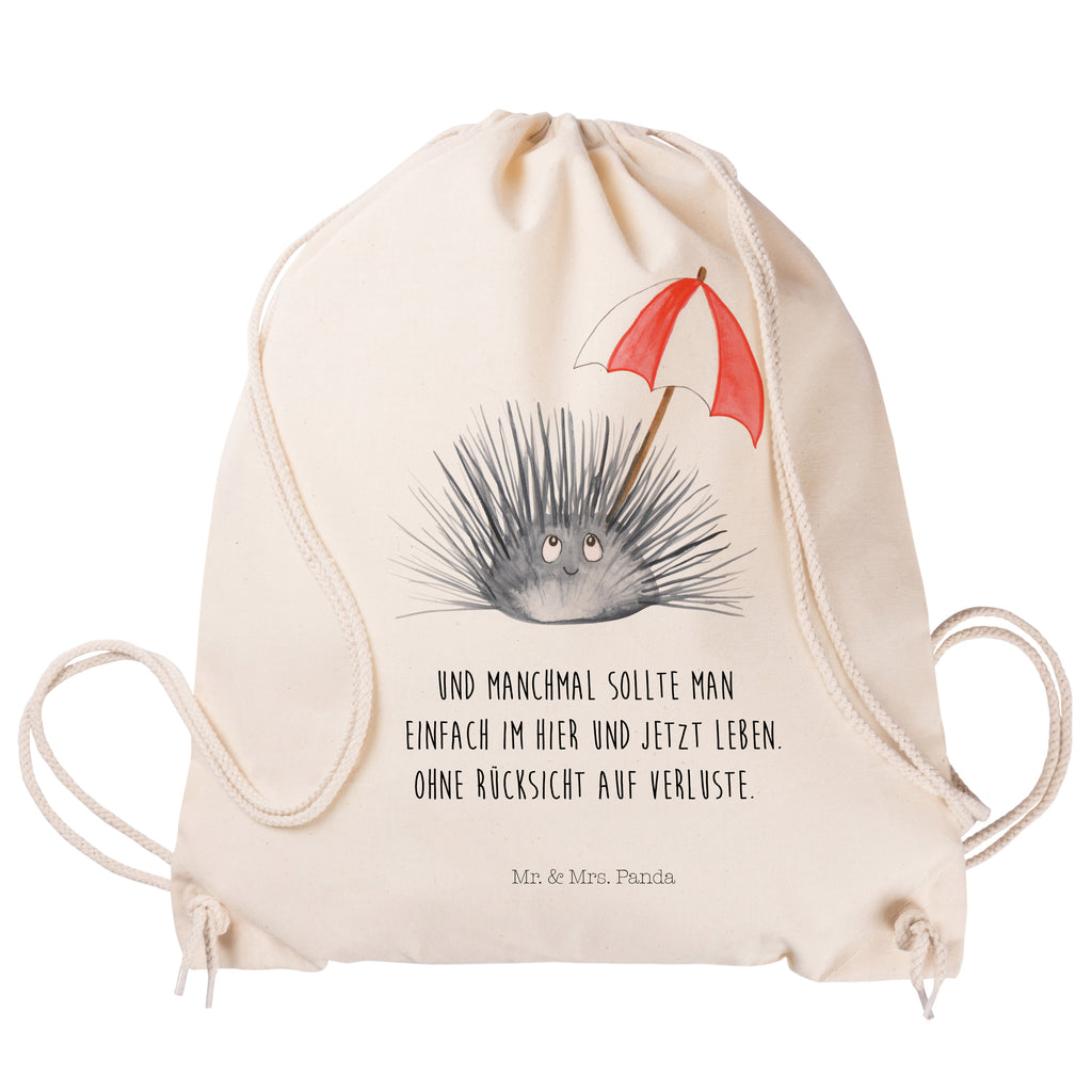 Sportbeutel Seeigel Turnbeutel, Beutel, Sporttasche, Tasche, Stoffbeutel, Meerestiere, Meer, Urlaub, Seeigel, Achtsamkeit, Selbstakzeptanz, Selbstliebe, Hier und Jetzt, Leben, Lebe