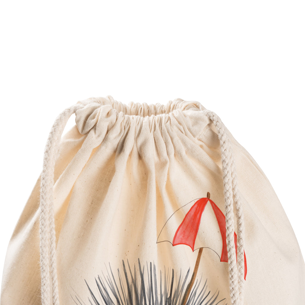 Sportbeutel Seeigel Turnbeutel, Beutel, Sporttasche, Tasche, Stoffbeutel, Meerestiere, Meer, Urlaub, Seeigel, Achtsamkeit, Selbstakzeptanz, Selbstliebe, Hier und Jetzt, Leben, Lebe