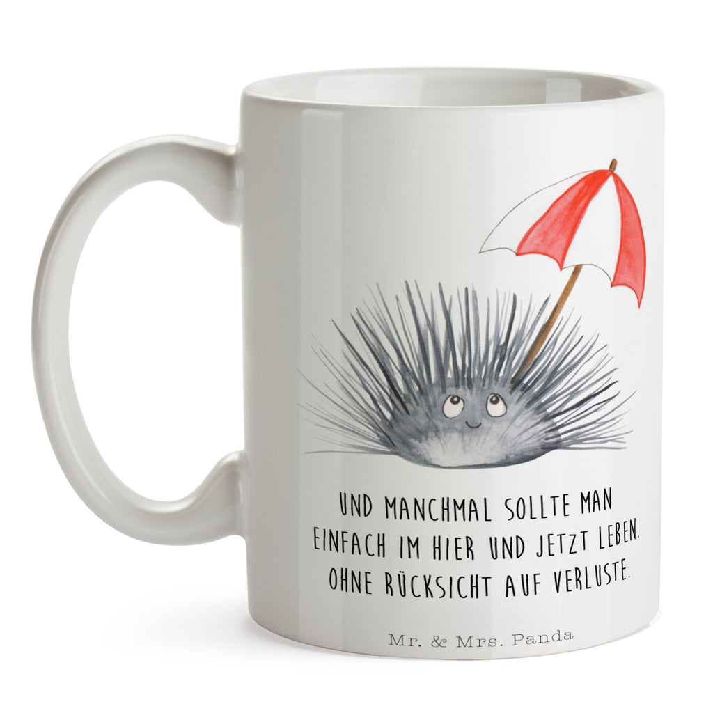 Tasse Seeigel Seeigel, Achtsamkeit, Selbstakzeptanz, Selbstliebe, Hier und Jetzt, Leben, Lebe Becher, Kaffeetasse, Kaffeebecher, Tee, Frühstück, Büro  Meerestiere, Meer, Urlaub