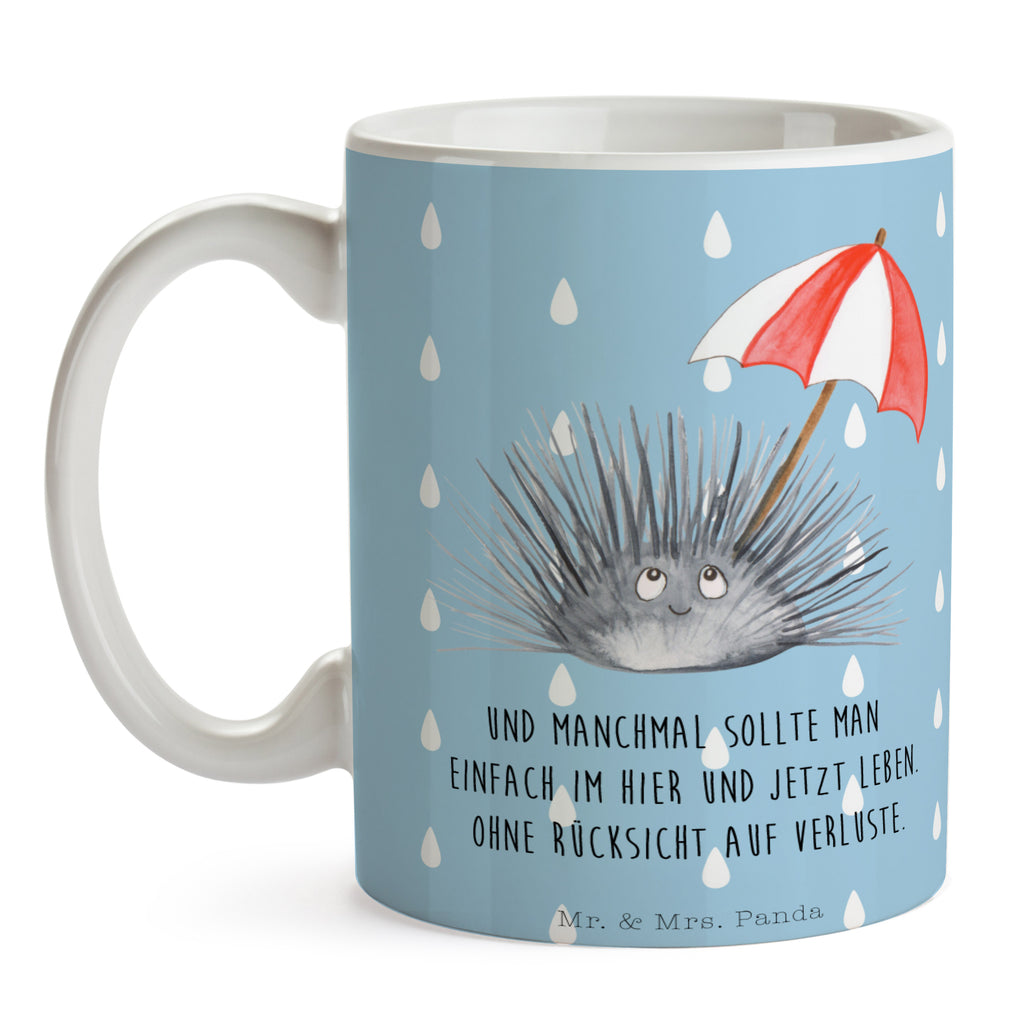 Tasse Seeigel Seeigel, Achtsamkeit, Selbstakzeptanz, Selbstliebe, Hier und Jetzt, Leben, Lebe Becher, Kaffeetasse, Kaffeebecher, Tee, Frühstück, Büro  Meerestiere, Meer, Urlaub