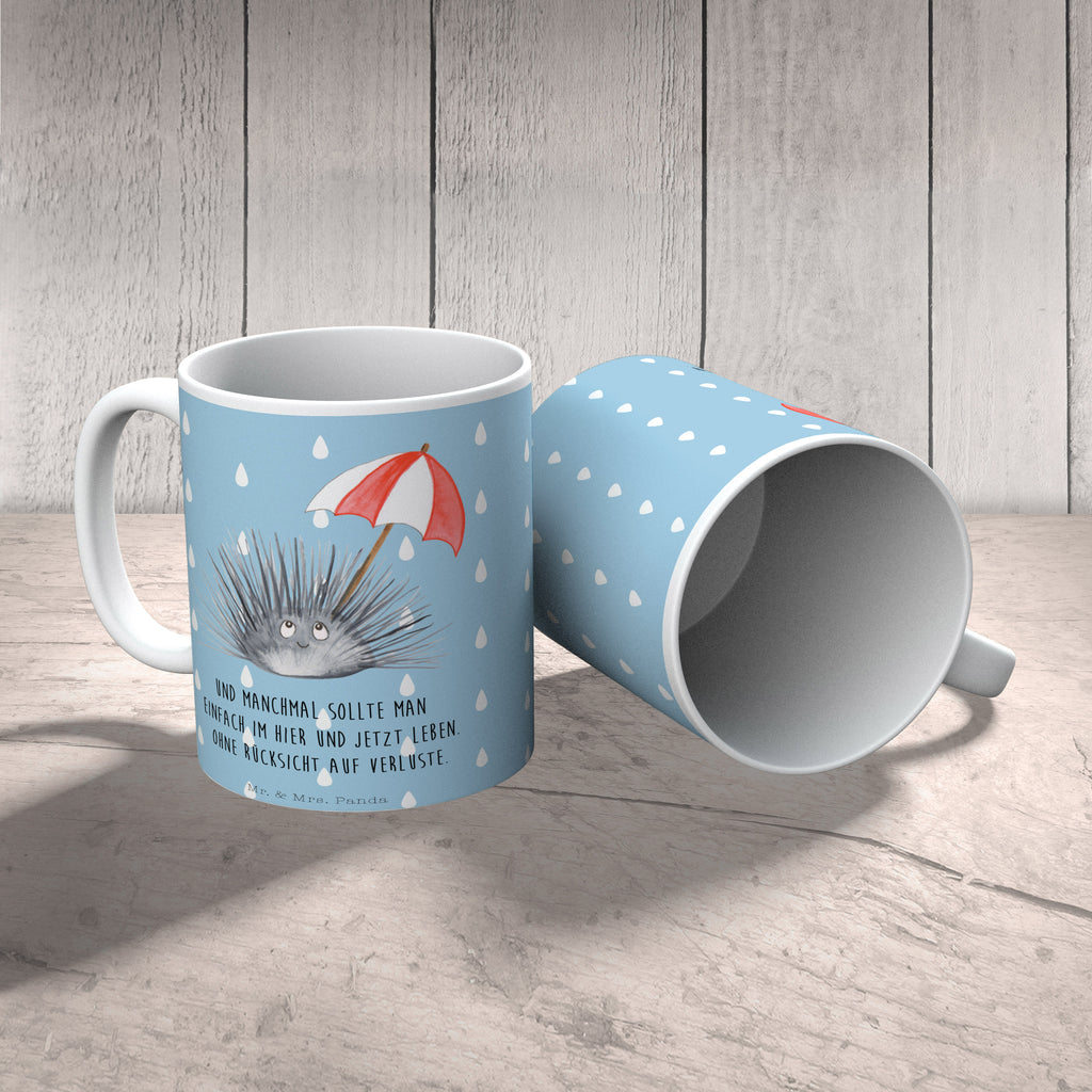 Tasse Seeigel Seeigel, Achtsamkeit, Selbstakzeptanz, Selbstliebe, Hier und Jetzt, Leben, Lebe Becher, Kaffeetasse, Kaffeebecher, Tee, Frühstück, Büro  Meerestiere, Meer, Urlaub