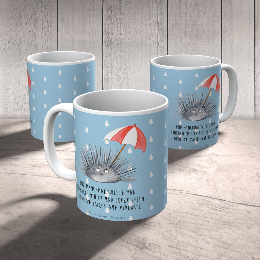 Tasse Seeigel Seeigel, Achtsamkeit, Selbstakzeptanz, Selbstliebe, Hier und Jetzt, Leben, Lebe Becher, Kaffeetasse, Kaffeebecher, Tee, Frühstück, Büro  Meerestiere, Meer, Urlaub