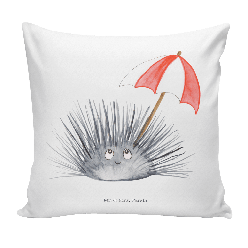 40x40 Kissen Seeigel Kissenhülle, Kopfkissen, Sofakissen, Dekokissen, Motivkissen, Meerestiere, Meer, Urlaub, Seeigel, Achtsamkeit, Selbstakzeptanz, Selbstliebe, Hier und Jetzt, Leben, Lebe