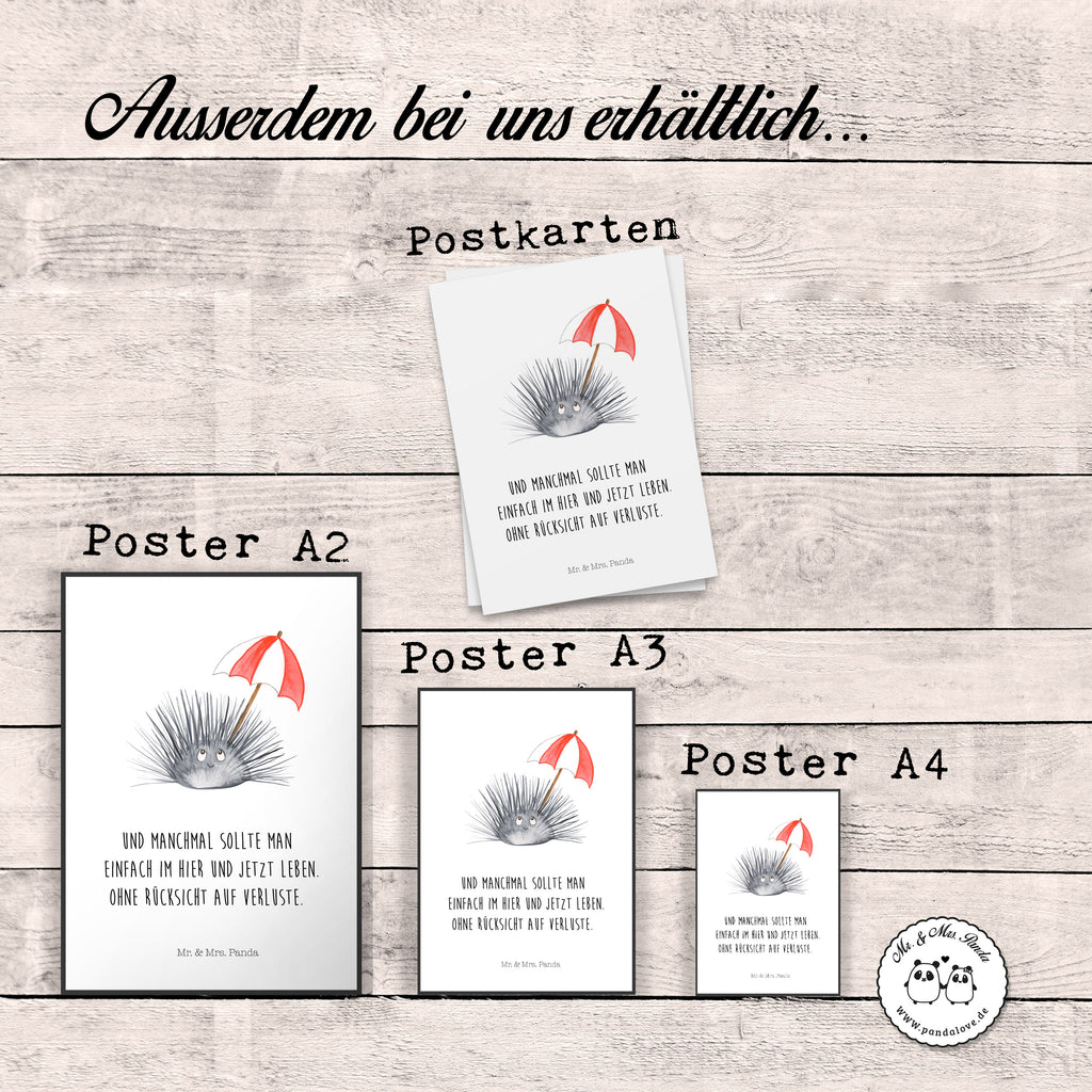 Poster Seeigel Poster, Wandposter, Bild, Wanddeko, Küchenposter, Kinderposter, Wanddeko Bild, Raumdekoration, Wanddekoration, Handgemaltes Poster, Mr. & Mrs. Panda Poster, Designposter, Kunstdruck, Posterdruck, Meerestiere, Meer, Urlaub, Seeigel, Achtsamkeit, Selbstakzeptanz, Selbstliebe, Hier und Jetzt, Leben, Lebe