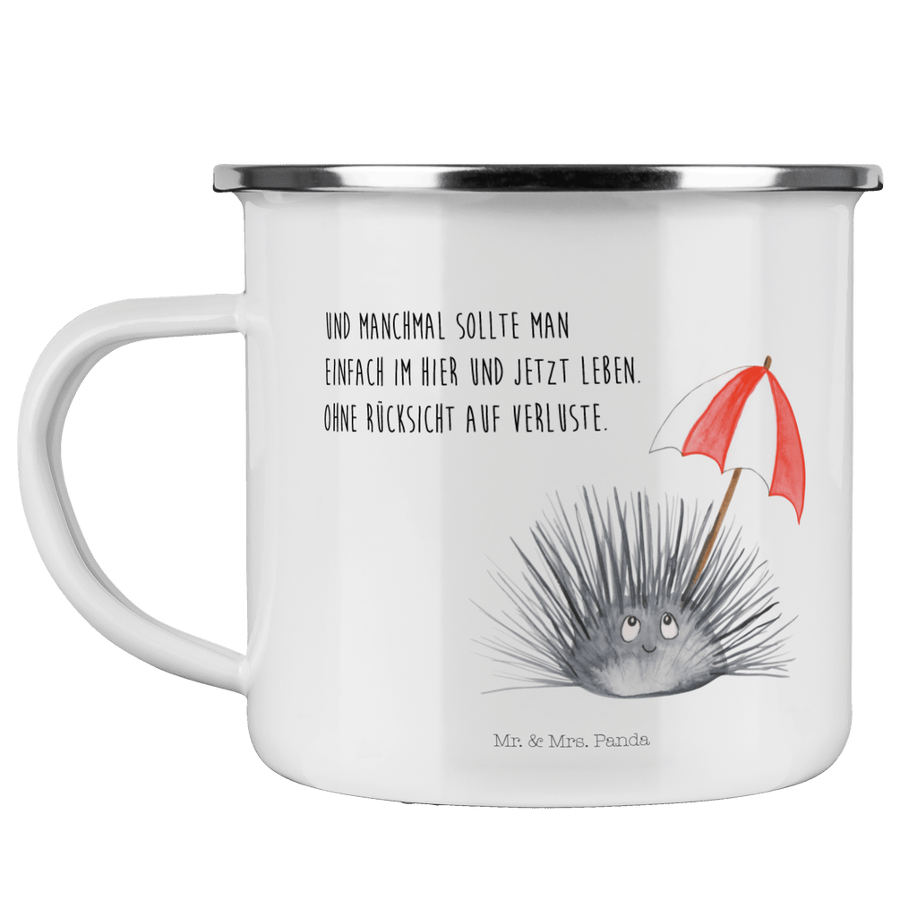 Camping Emaille Tasse Seeigel Campingtasse, Trinkbecher, Metalltasse, Outdoor Tasse, Emaille Trinkbecher, Blechtasse Outdoor, Emaille Campingbecher, Edelstahl Trinkbecher, Metalltasse für Camping, Kaffee Blechtasse, Camping Tasse Metall, Meerestiere, Meer, Urlaub, Seeigel, Achtsamkeit, Selbstakzeptanz, Selbstliebe, Hier und Jetzt, Leben, Lebe