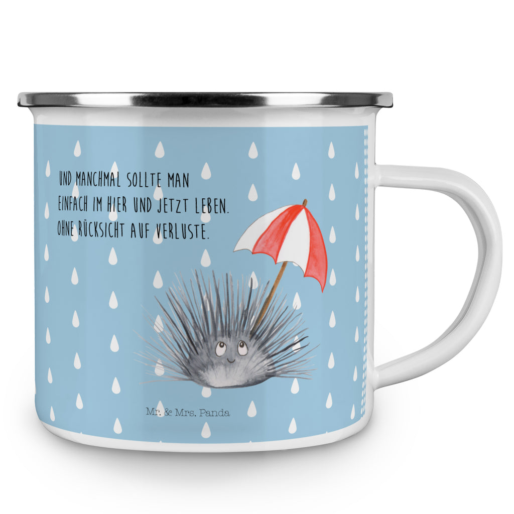 Camping Emaille Tasse Seeigel Campingtasse, Trinkbecher, Metalltasse, Outdoor Tasse, Emaille Trinkbecher, Blechtasse Outdoor, Emaille Campingbecher, Edelstahl Trinkbecher, Metalltasse für Camping, Kaffee Blechtasse, Camping Tasse Metall, Meerestiere, Meer, Urlaub, Seeigel, Achtsamkeit, Selbstakzeptanz, Selbstliebe, Hier und Jetzt, Leben, Lebe