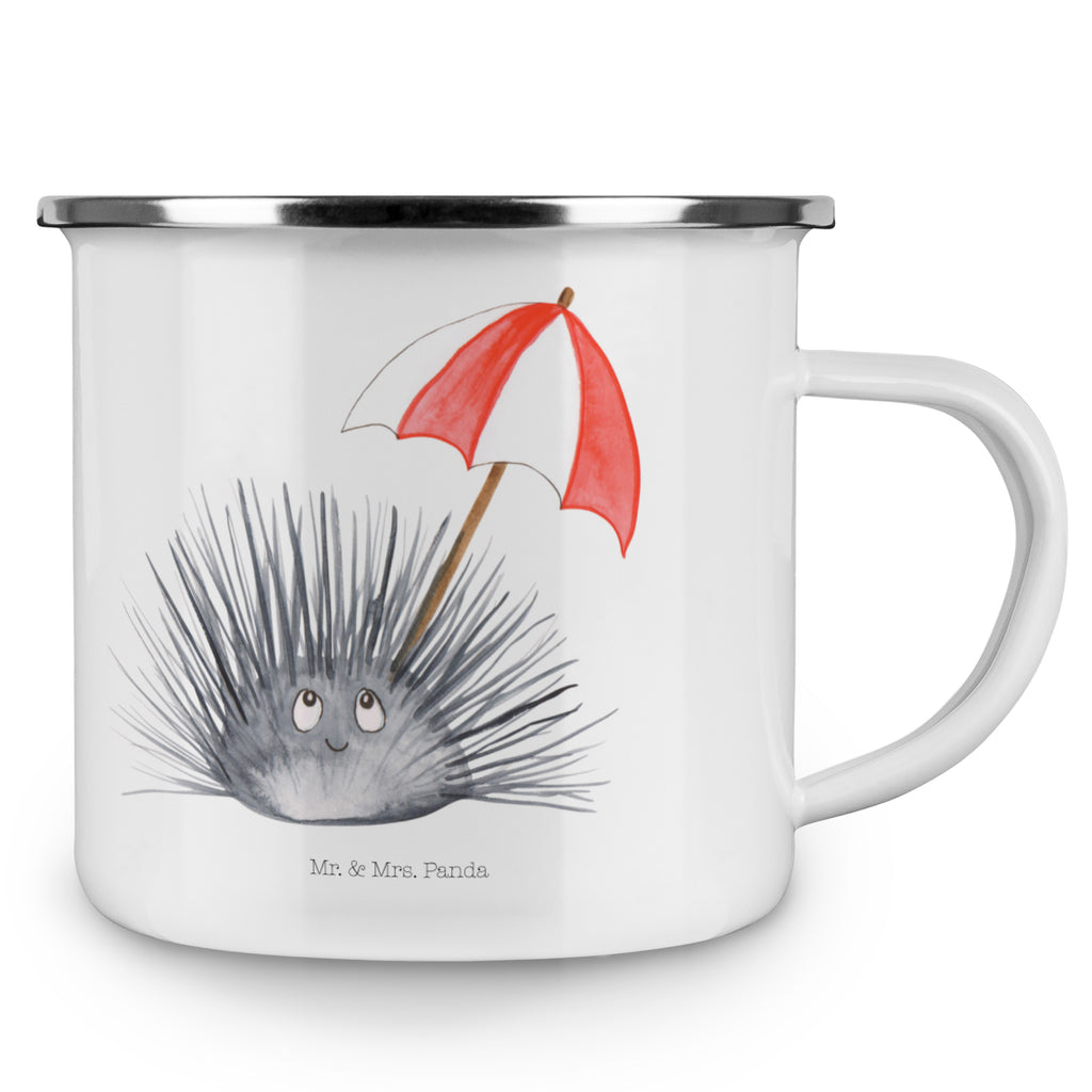 Camping Emaille Tasse Seeigel Campingtasse, Trinkbecher, Metalltasse, Outdoor Tasse, Emaille Trinkbecher, Blechtasse Outdoor, Emaille Campingbecher, Edelstahl Trinkbecher, Metalltasse für Camping, Kaffee Blechtasse, Camping Tasse Metall, Meerestiere, Meer, Urlaub, Seeigel, Achtsamkeit, Selbstakzeptanz, Selbstliebe, Hier und Jetzt, Leben, Lebe