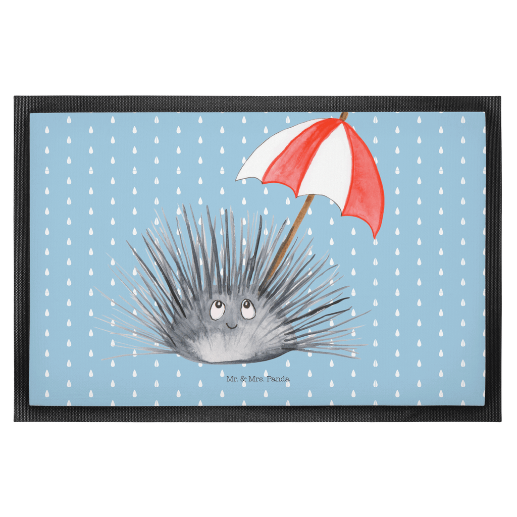 Fußmatte Seeigel Seeigel, Achtsamkeit, Selbstakzeptanz, Selbstliebe, Hier und Jetzt, Leben, Lebe Türvorleger, Schmutzmatte, Fußabtreter, Matte, Schmutzfänger, Fußabstreifer, Schmutzfangmatte, Türmatte, Motivfußmatte,  Haustürmatte, Vorleger  Meerestiere, Meer, Urlaub