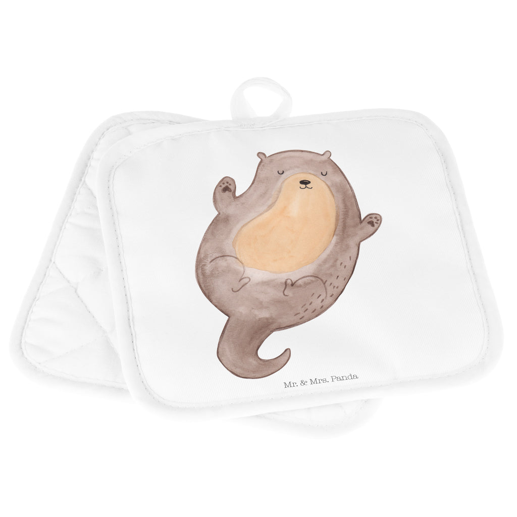 2er Set Topflappen  Otter Umarmen Topflappen, Topfuntersetzer, Ofenhandschuh, Topflappen Set, Topflappen lustig, Topflappen mit Spruch, Otter, Fischotter, Seeotter, Otter Seeotter See Otter