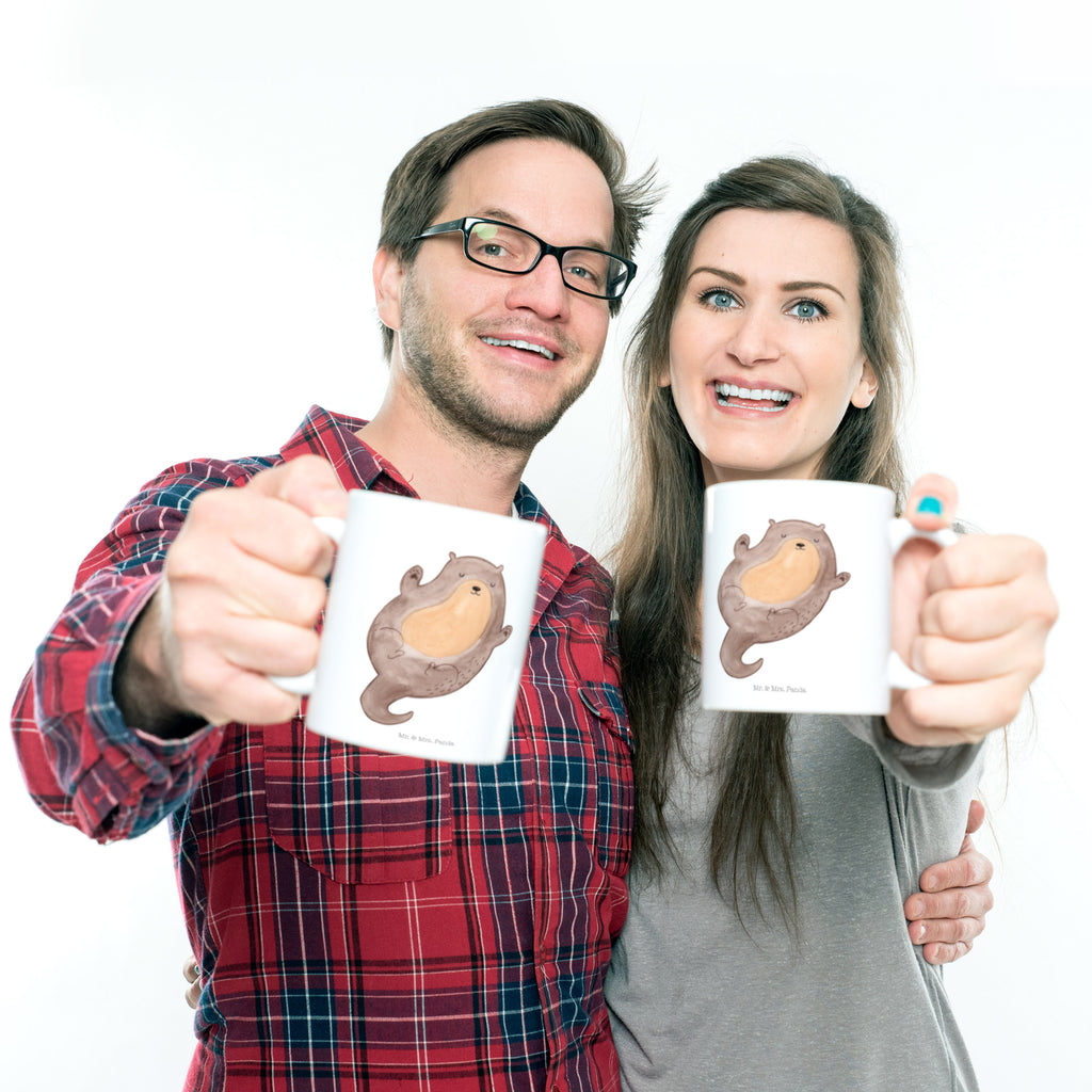 Kindertasse Otter Umarmen Kunststoff Tasse, Kindergarten, Tasse, Trinkbecher, Camping Becher, Kaffeetasse, Kunststoffbecher, Kindergartenbecher, Outdoorgeschirr, Kunststoffgeschirr, Reisebecher, Reisetasse, Kinderbecher, Otter, Fischotter, Seeotter, Otter Seeotter See Otter