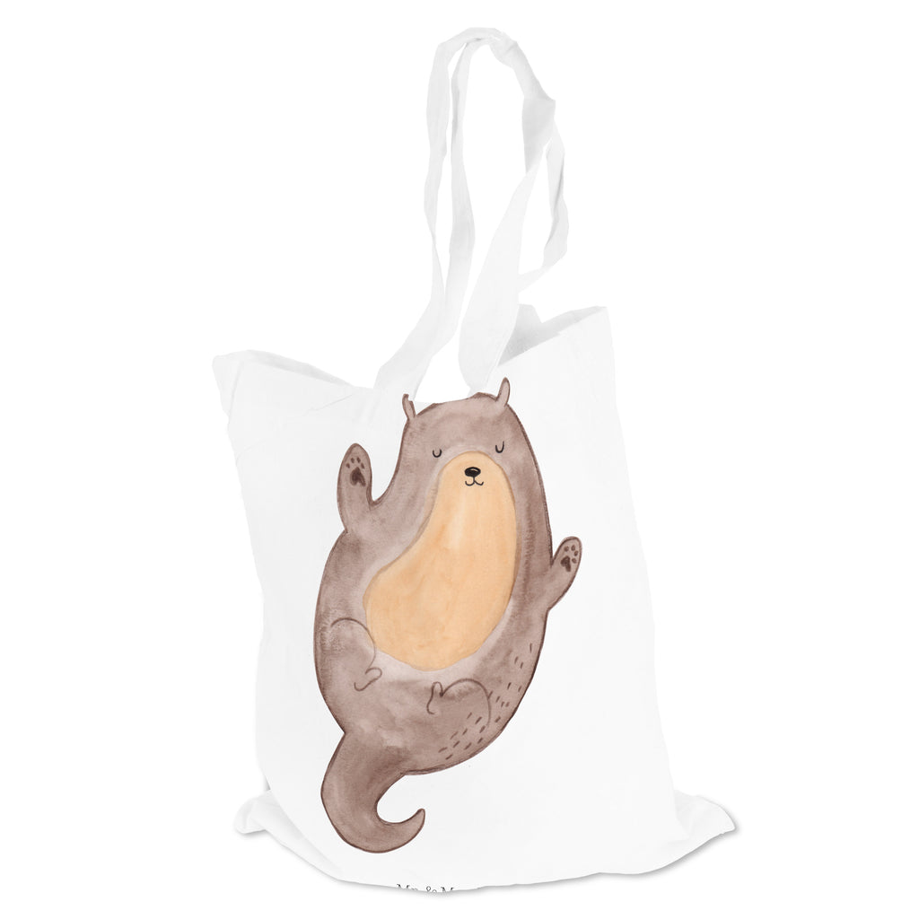 Tragetasche Otter Umarmen Beuteltasche, Beutel, Einkaufstasche, Jutebeutel, Stoffbeutel, Otter, Fischotter, Seeotter, Otter Seeotter See Otter