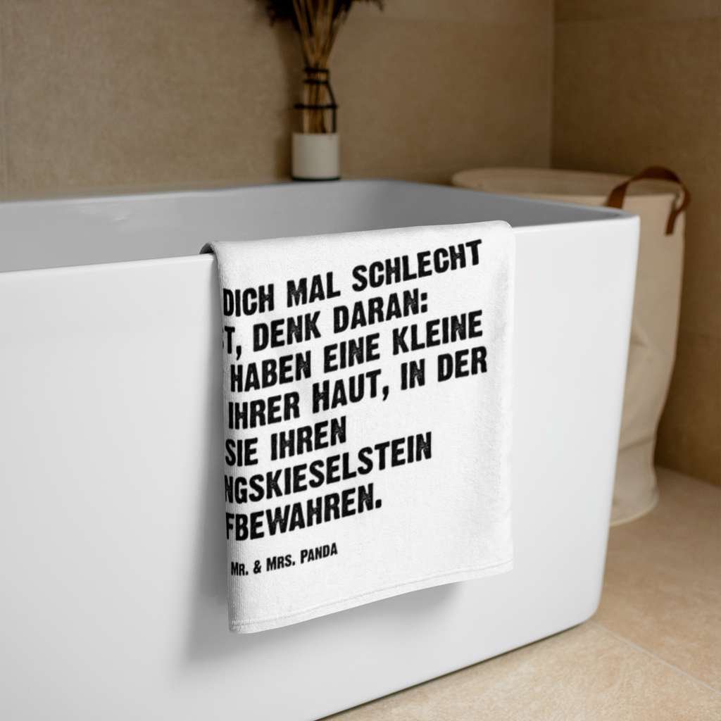 XL Badehandtuch Otter mit Stein Handtuch, Badetuch, Duschtuch, Strandtuch, Saunatuch, Otter, Fischotter, Seeotter, Otter Seeotter See Otter