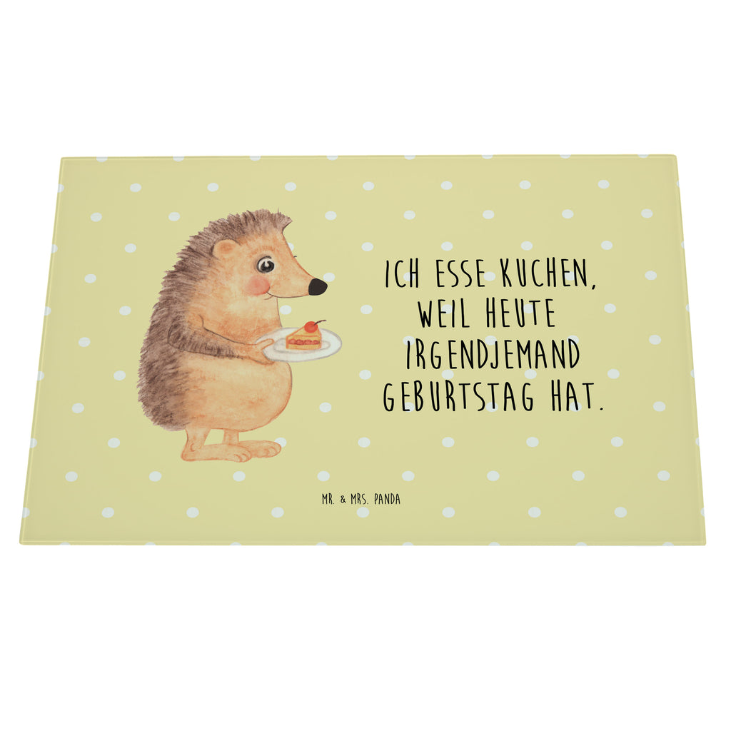 XL Glas Schneidbrett Igel mit Kuchenstück Glasschneidebrett, Schneidebrett, Frühstücksbrett, Küche, Tiermotive, Gute Laune, lustige Sprüche, Tiere, Igel, Essen Spruch, Kuchen, Backen Geschenk, Kuchen backen, Einladung Party, Geburtstagskuchen, Torte