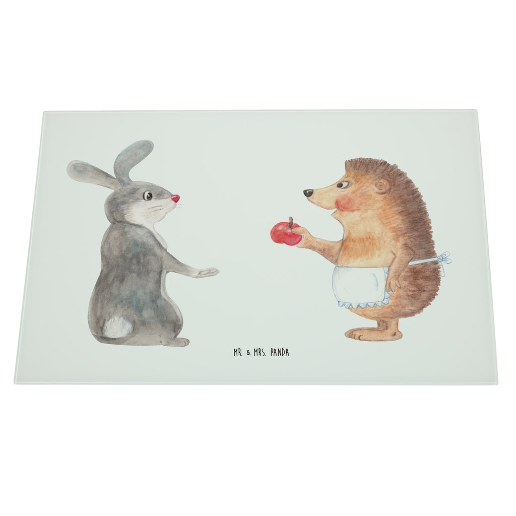 XL Glas Schneidbrett Liebe ist nie ohne Schmerz Glasschneidebrett, Schneidebrett, Frühstücksbrett, Küche, Tiermotive, Gute Laune, lustige Sprüche, Tiere, Igel und Hase, Igel, Hase, Liebe Spruch, Liebeskummer Geschenk, Herzschmerz, Trösten, Trennungsschmerz, Spruch romantisch