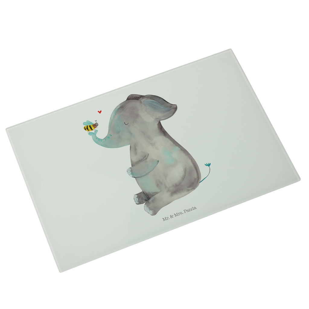 XL Glas Schneidbrett Elefant & Biene Glasschneidebrett, Schneidebrett, Frühstücksbrett, Küche, Tiermotive, Gute Laune, lustige Sprüche, Tiere, Elefant, Biene, Liebe, Liebesbeweis, Jahrestag, Liebesgeschenk, Heiratsantrag, Hochzeitsgeschenk, Liebesspruch