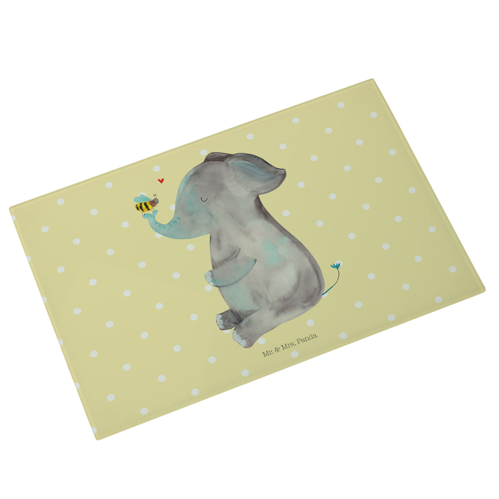 XL Glas Schneidbrett Elefant & Biene Glasschneidebrett, Schneidebrett, Frühstücksbrett, Küche, Tiermotive, Gute Laune, lustige Sprüche, Tiere, Elefant, Biene, Liebe, Liebesbeweis, Jahrestag, Liebesgeschenk, Heiratsantrag, Hochzeitsgeschenk, Liebesspruch