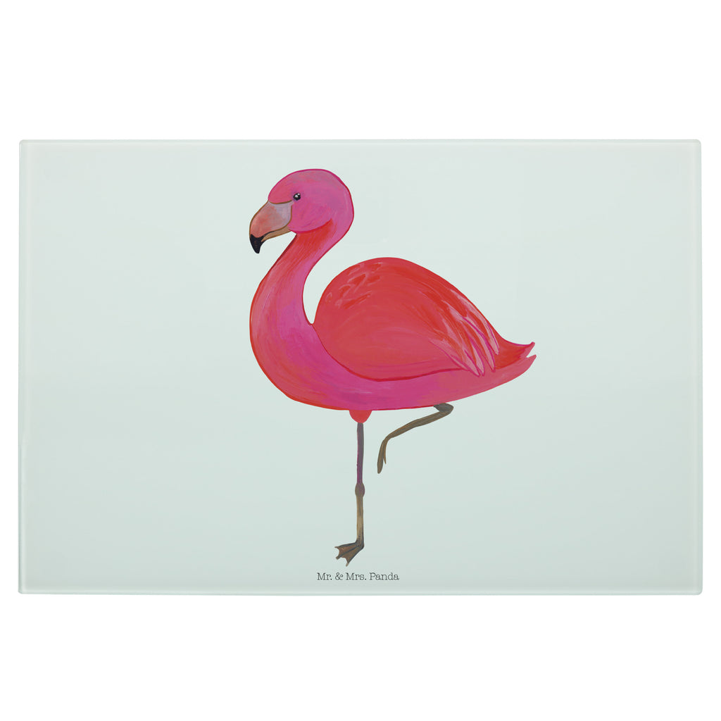 Medium Glas Schneidbrett Flamingo classic Glasschneidebrett, Schneidebrett, Flamingo, Einzigartig, Selbstliebe, Stolz, ich, für mich, Spruch, Freundin, Freundinnen, Außenseiter, Sohn, Tochter, Geschwister