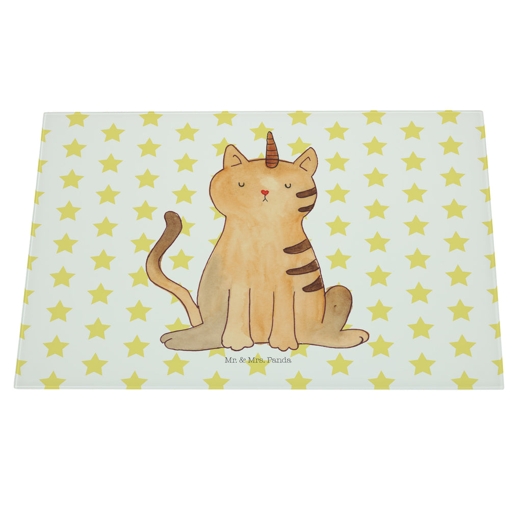 XL Glas Schneidbrett Einhorn Katze Glasschneidebrett, Schneidebrett, Frühstücksbrett, Küche, Einhorn, Einhörner, Einhorn Deko, Pegasus, Unicorn, Katzer, Mieze, Regenbogen, Glitzer, Einhornpower, Erwachsenwerden, Katze, Katzenhorn, Einhornkatze, Kittyhorn