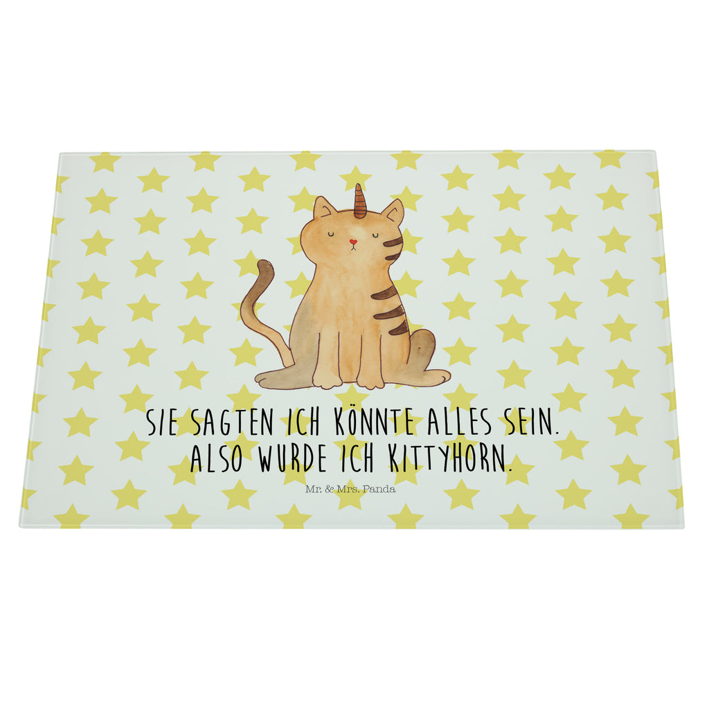 XL Glas Schneidbrett Einhorn Katze Glasschneidebrett, Schneidebrett, Frühstücksbrett, Küche, Einhorn, Einhörner, Einhorn Deko, Pegasus, Unicorn, Katzer, Mieze, Regenbogen, Glitzer, Einhornpower, Erwachsenwerden, Katze, Katzenhorn, Einhornkatze, Kittyhorn