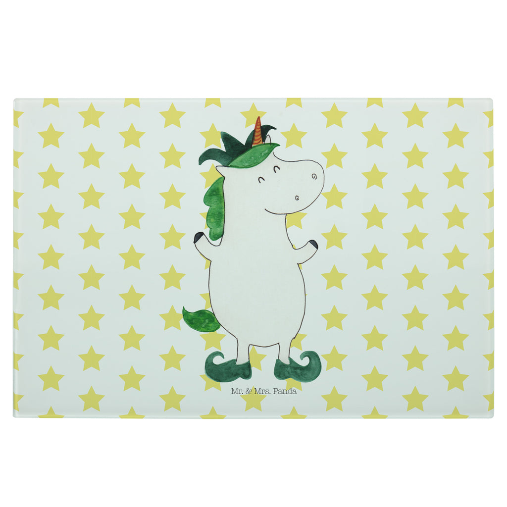 Medium Glas Schneidbrett Einhorn Joker Glasschneidebrett, Schneidebrett, Einhorn, Einhörner, Einhorn Deko, Pegasus, Unicorn, Hofnarr, Kasper, Gaukler, Mittelalter