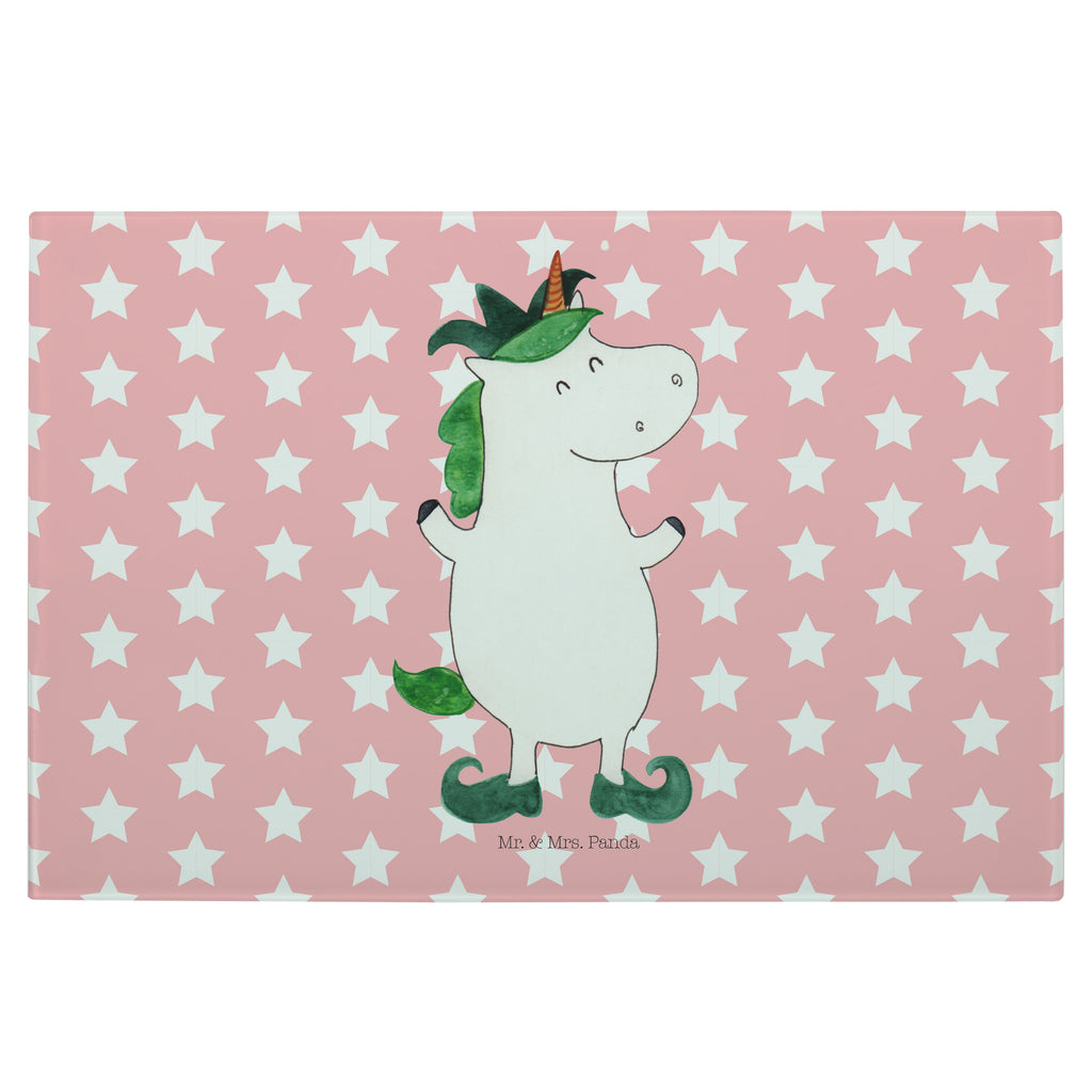 Medium Glas Schneidbrett Einhorn Joker Glasschneidebrett, Schneidebrett, Einhorn, Einhörner, Einhorn Deko, Pegasus, Unicorn, Hofnarr, Kasper, Gaukler, Mittelalter