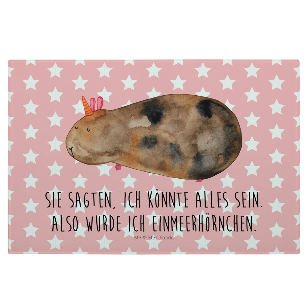Medium Glas Schneidbrett Meerhörnchen Glasschneidebrett, Schneidebrett, Einhorn, Einhörner, Einhorn Deko, Pegasus, Unicorn, Meerhörnchen, Meericorn, Meerschwein, Meerschweinchen