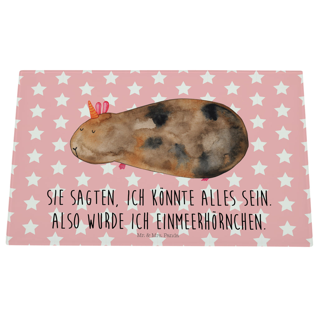 Medium Glas Schneidbrett Meerhörnchen Glasschneidebrett, Schneidebrett, Einhorn, Einhörner, Einhorn Deko, Pegasus, Unicorn, Meerhörnchen, Meericorn, Meerschwein, Meerschweinchen