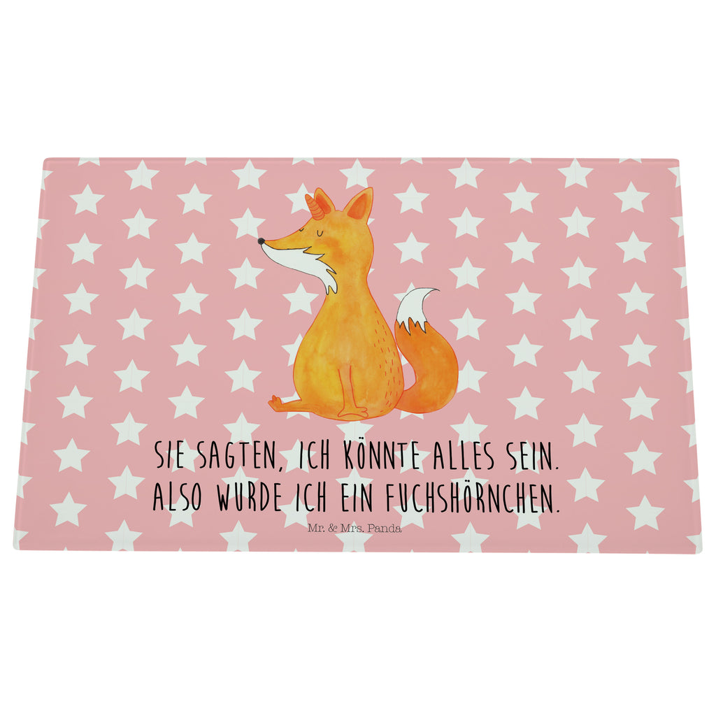 Medium Glas Schneidbrett Fuchshörnchen Wunsch Glasschneidebrett, Schneidebrett, Einhorn, Einhörner, Einhorn Deko, Pegasus, Unicorn, Fuchs, Unicorns, Fuchshörnchen, Fuchshorn, Foxycorn, Füchse