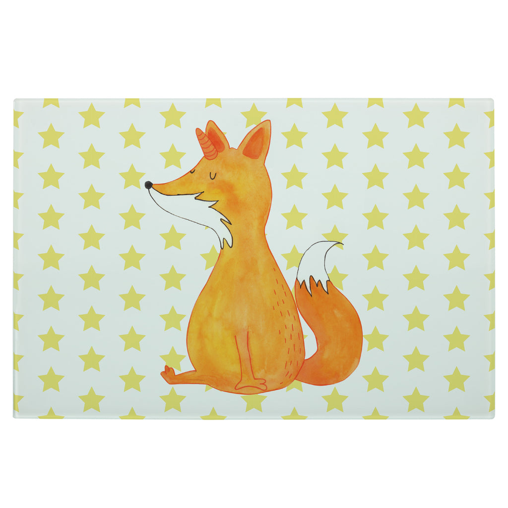 Medium Glas Schneidbrett Fuchshörnchen Wunsch Glasschneidebrett, Schneidebrett, Einhorn, Einhörner, Einhorn Deko, Pegasus, Unicorn, Fuchs, Unicorns, Fuchshörnchen, Fuchshorn, Foxycorn, Füchse