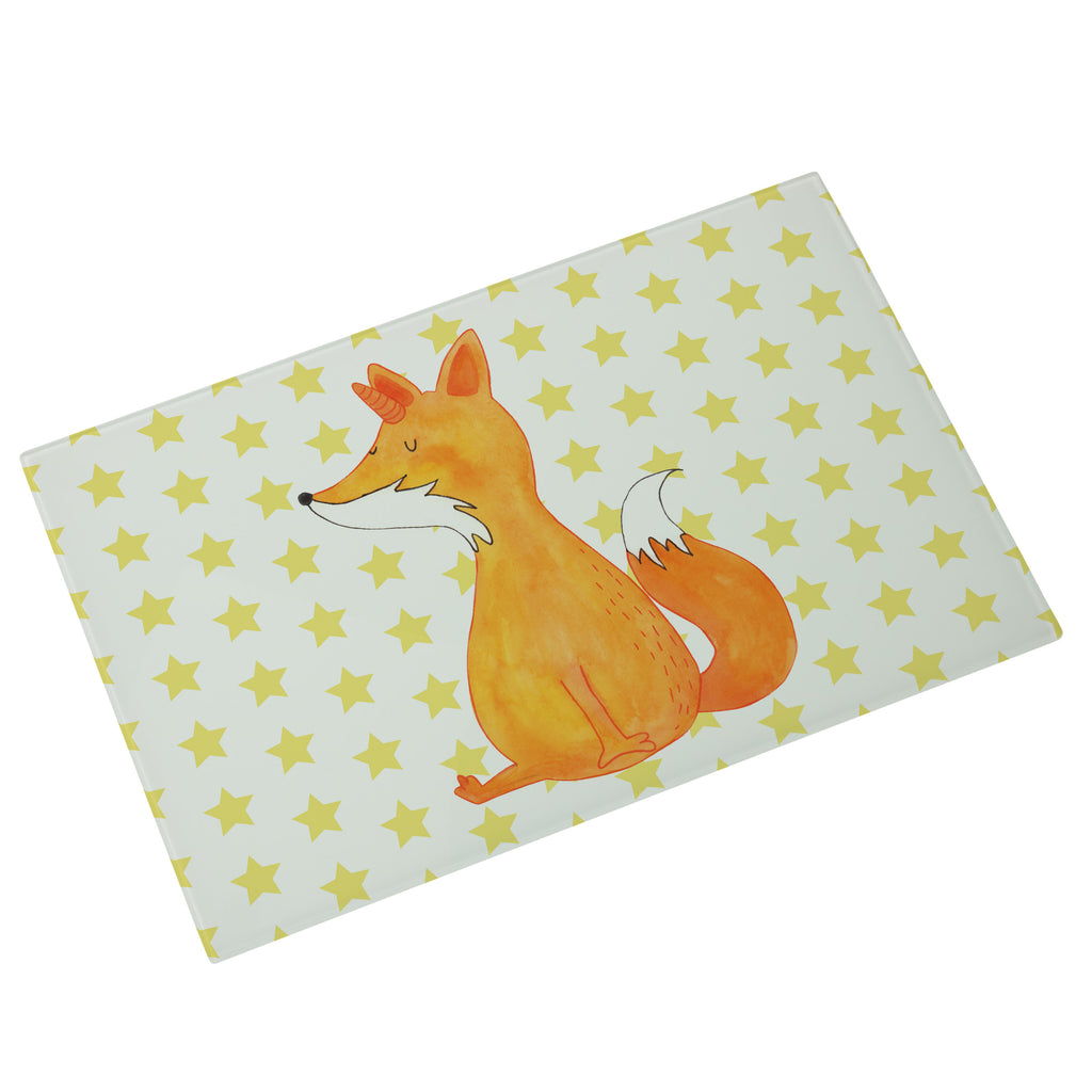 Medium Glas Schneidbrett Fuchshörnchen Wunsch Glasschneidebrett, Schneidebrett, Einhorn, Einhörner, Einhorn Deko, Pegasus, Unicorn, Fuchs, Unicorns, Fuchshörnchen, Fuchshorn, Foxycorn, Füchse