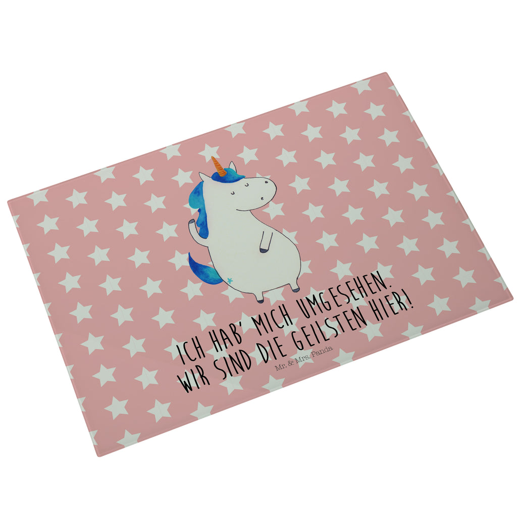 XL Glas Schneidbrett Einhorn Mann Glasschneidebrett, Schneidebrett, Frühstücksbrett, Küche, Einhorn, Einhörner, Einhorn Deko, Pegasus, Unicorn, cool, Mann, Freundin, Familie, bester Freund, BFF, Party, hübsch, beste